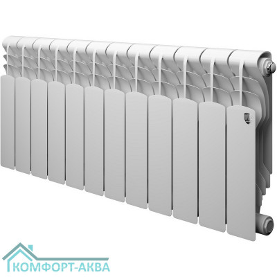Радиатор биметаллический Royal Thermo Revolution B 350 - 12 секц.
