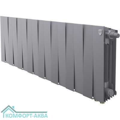 Радиатор Royal Thermo PianoForte 300 Silver Satin VDR80 - 16 секц.