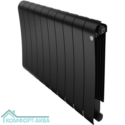 Радиатор биметаллический Royal Thermo Infinity 500 Noir Sable - 10 секц.
