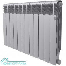 Радиатор Royal Thermo Revolution Bimetall 500 2.0/Silver Satin – 12 секц.