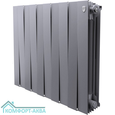 Радиатор Royal Thermo PianoForte 500 Silver Satin - 10 секц.