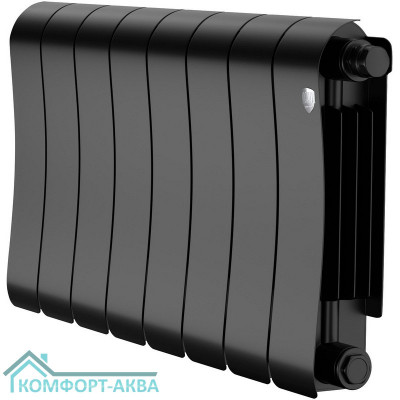 Радиатор биметаллический Royal Thermo Infinity 300 Noir Sable VR80 - 8 секц.