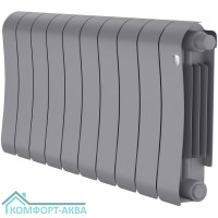 Радиатор биметаллический Royal Thermo Infinity 300 Silver Satin VR80 - 10 секц.