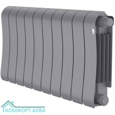 Радиатор биметаллический Royal Thermo Infinity 300 Silver Satin VR80 - 10 секц.