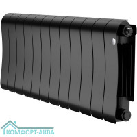 Радиатор биметаллический Royal Thermo Infinity 300 Noir Sable - 12 секц.