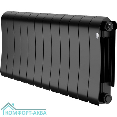 Радиатор биметаллический Royal Thermo Infinity 300 Noir Sable - 12 секц.