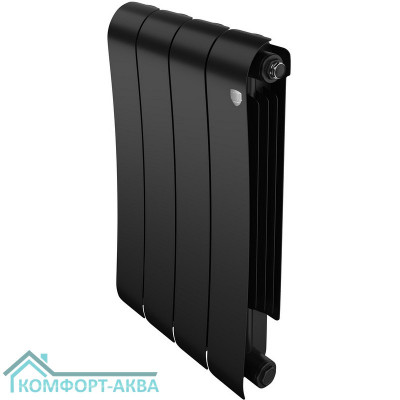 Радиатор биметаллический Royal Thermo Infinity 500 Noir Sable - 4 секц.