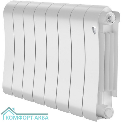 Радиатор биметаллический Royal Thermo Infinity 300 Bianco Traffico - 8 секц.