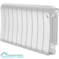 Радиатор биметаллический Royal Thermo Infinity 300 Bianco Traffico VR80 - 10 секц.