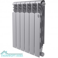 Радиатор Royal Thermo Revolution Bimetall 500 2.0/Silver Satin – 6 секц.
