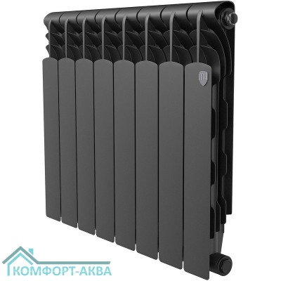 Радиатор Royal Thermo Revolution Bimetall 500 2.0/Noir Sable – 8 секц.