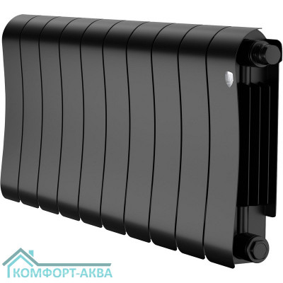Радиатор биметаллический Royal Thermo Infinity 300 Noir Sable VR80 - 10 секц.