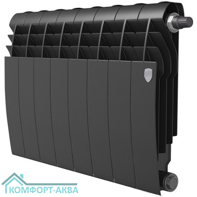 Радиатор Royal Thermo BiLiner 350 Noir Sable VR80 - 8 секц.
