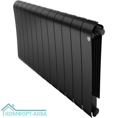 Радиатор биметаллический Royal Thermo Infinity 500 Noir Sable VR80 - 12 секц.
