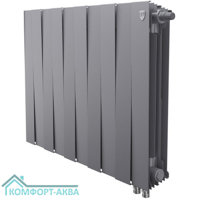 Радиатор Royal Thermo PianoForte 500 Silver Satin VDR80 - 12 секц.