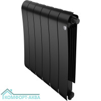 Радиатор биметаллический Royal Thermo Infinity 500 Noir Sable VR80 - 6 секц.
