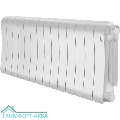 Радиатор биметаллический Royal Thermo Infinity 300 Bianco Traffico VR80 - 14 секц.