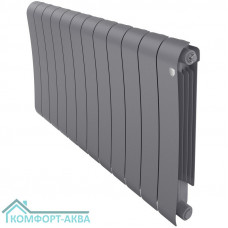 Радиатор биметаллический Royal Thermo Infinity 500 Silver Satin - 12 секц.