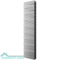 Радиатор Royal Thermo PianoForte Tower 300 /Silver Satin - 18 секц.