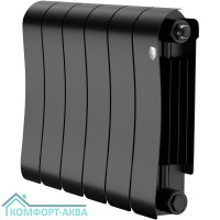 Радиатор биметаллический Royal Thermo Infinity 300 Noir Sable - 6 секц.
