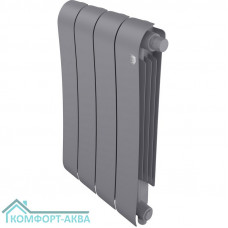 Радиатор биметаллический Royal Thermo Infinity 500 Silver Satin VR80 - 4 секц.