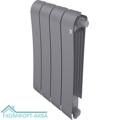 Радиатор биметаллический Royal Thermo Infinity 500 Silver Satin VR80 - 4 секц.
