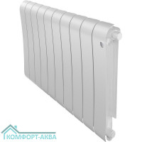 Радиатор биметаллический Royal Thermo Infinity 500 Bianco Traffico VR80 - 10 секц.