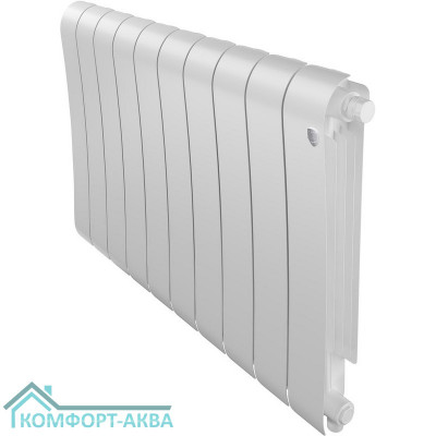 Радиатор биметаллический Royal Thermo Infinity 500 Bianco Traffico VR80 - 10 секц.