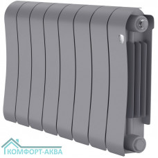 Радиатор биметаллический Royal Thermo Infinity 300 Silver Satin - 8 секц.