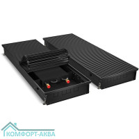 Конвектор внутрипольный Royal Thermo ATRIUM-110/400/2500-DG-U-BL