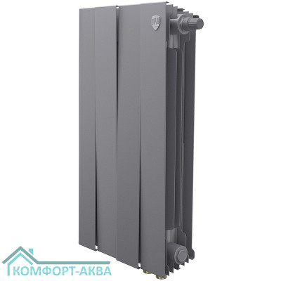 Радиатор Royal Thermo PianoForte 500 Silver Satin VDR80 - 4 секц.