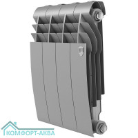 Радиатор Royal Thermo BiLiner 350 /Silver Satin - 4 секц.