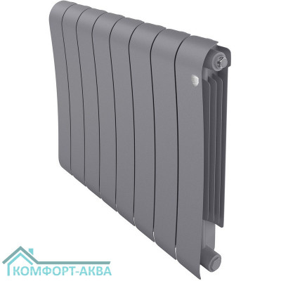 Радиатор биметаллический Royal Thermo Infinity 500 Silver Satin - 8 секц.