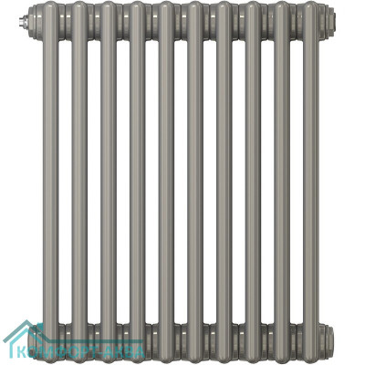 Радиатор трубчатый Zehnder Charleston Retrofit 3057, 18 сек.1/2 бок.подк. 0325 TL (кроншт.в компл)