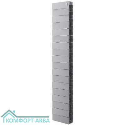 Радиатор Royal Thermo PianoForte Tower 200 /Silver Satin - 18 секц.