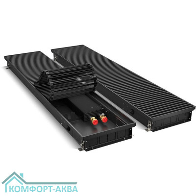 Конвектор внутрипольный Royal Thermo ATRIUM-75/250/1400-DG-U-BL