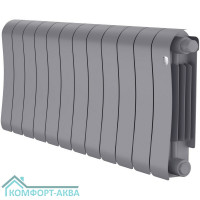 Радиатор биметаллический Royal Thermo Infinity 300 Silver Satin VR80 - 12 секц.