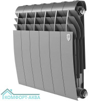 Радиатор Royal Thermo BiLiner 350 /Silver Satin - 6 секц.