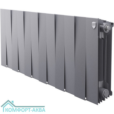 Радиатор Royal Thermo PianoForte 300 /Silver Satin - 12 секц.