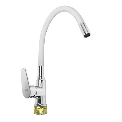Stemix STM 330-016F-449 WHITE смеситель для кухни, силумин, цвет белый