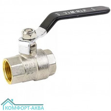 TIM DE1202X кран шаровой В×В 1/2 PN40 рычаг черный