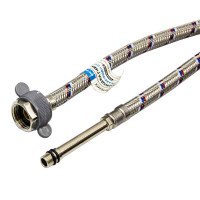 Stemix Pro гибкая подводка 50 см В×М10 1/2×М10 65 мм в оплетке из нержавеющей стали STM-PRO 0160