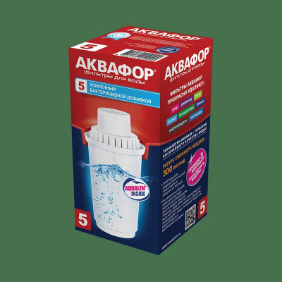 Аквафор картридж для фильтра-кувшина 203452 В5 (В100-5) 1 шт