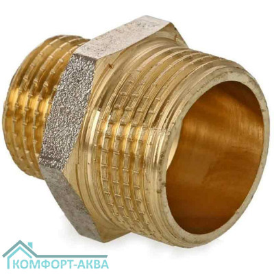 TIM ниппель переходной 1/2×1/4 Н×Н латунь CW617N, SM029