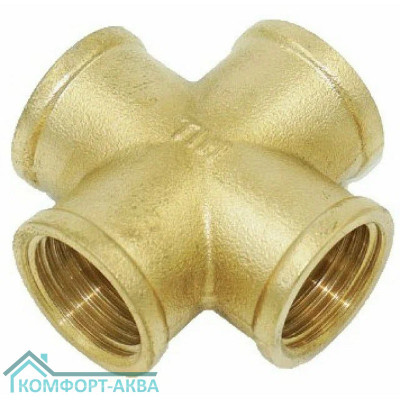 TIM крестовина 3/4 В×В×В×В латунь CW617N, XF3333
