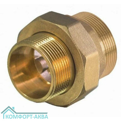 TIM американка прямая 3/4 Н×Н латунь CW617N, HKM033