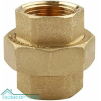 TIM американка прямая 3/4 В×В латунь CW617N, HKS033