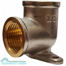 TIM уголок настенный 1/2 В×В латунь CW617N, DZLF022