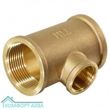 TIM тройник 3/4×1/2×3/4 В×В×В латунь CW617N, TF323