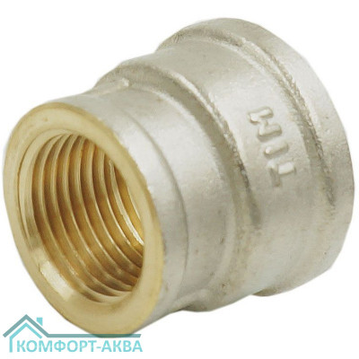 TIM муфта переходная 1×1/2 В×В латунь CW617N, SF042
